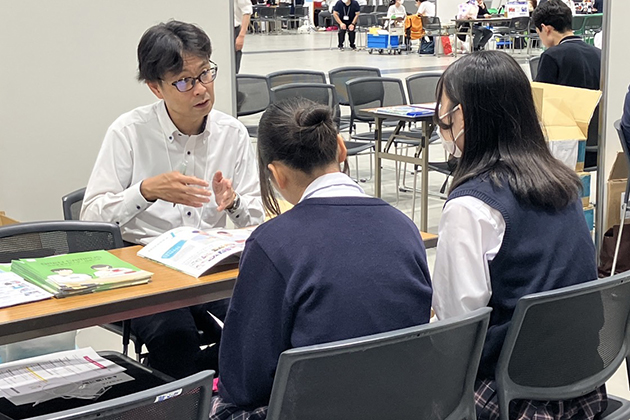 進路相談会の様子