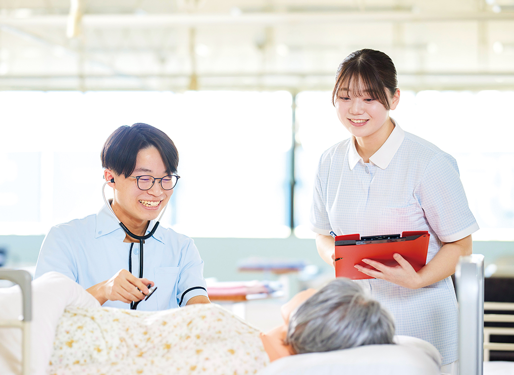 実習をしている様子